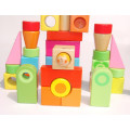 Colorful Wooden Blocks Educational bricks Block DIY Toy Brick